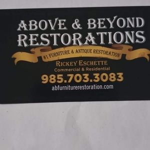 My trade in refinishing furniture and kitchen cabi